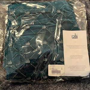 NEW CABi High Skinny Moroccan Blue Corduroy size 16